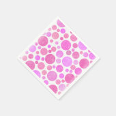 Serviette En Papier Bulle de chewing-gum rose (Coin)