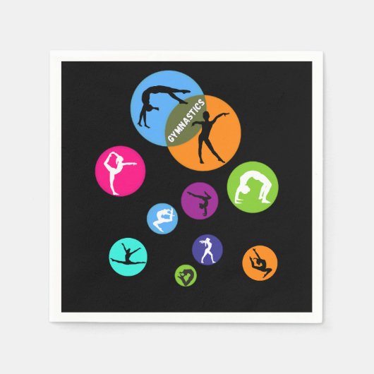 Serviette En Papier Bulle de gymnastique (Devant)