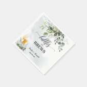 Serviette En Papier Bulles & Brûles (Coin)