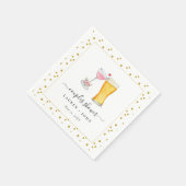 Serviette En Papier Bulles et Couples de Brew douche Naples (Coin)