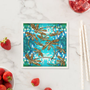 Serviette En Papier Bulles Flit Dragonfly