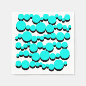 Serviette En Papier Bulles pois (Devant)