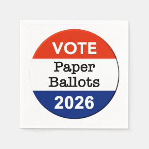 Serviette En Papier Bulletins de vote papier Élection à mi-mandat 2026