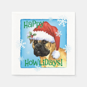 Serviette En Papier Bullmastiff