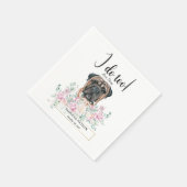 Serviette En Papier Bullmastiff Chien Mariage Cocktail Napkins (Coin)