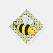 Serviette En Papier Bumble Bee mignonne avec Motif (Coin)