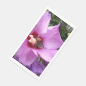 Serviette En Papier Bumblebebe sur la fleur d'Hibiscus (Coin)