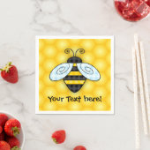Serviette En Papier Bumblebee et Icône Honeycomb (En situation)
