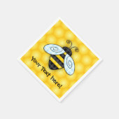 Serviette En Papier Bumblebee et Icône Honeycomb (Coin)