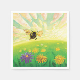 Serviette En Papier Bumblebee sur l'Horizon