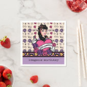 Serviette En Papier Bunco, Pin-up (En situation)