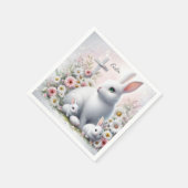 Serviette En Papier Bunnies de Pâques, marais et croix (Coin)