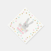 Serviette En Papier Bunny Anniversaire de fête Napkin un peu de lapin (Coin)