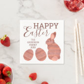 Serviette En Papier Bunny de Pâques Moderne Russe Parti Décoratif (En situation)