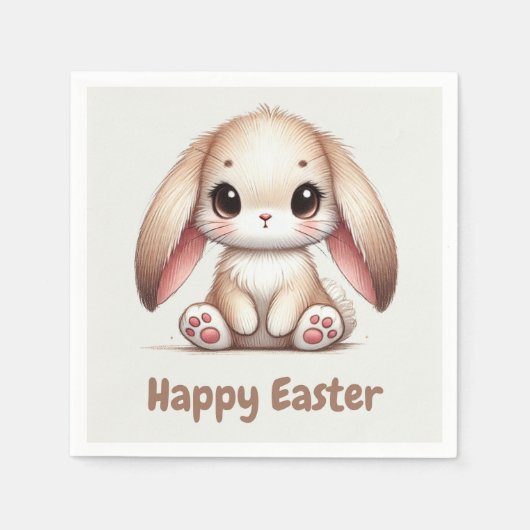 Serviette En Papier Bunny Earl Wonder (Devant)