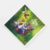 Serviette En Papier Bunny Spring Party dans la forêt-animal Illustrati (Coin)