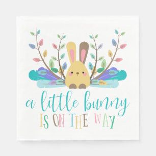 Serviette En Papier Bunny sur le Baby shower Way