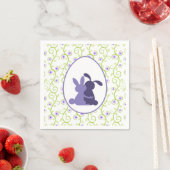 Serviette En Papier Bunny's Embrace Spring Floral (En situation)