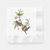 Serviette En Papier Bunting peint par Audubon (Devant)