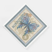 Serviette En Papier Bureau de création G papillon (Coin)