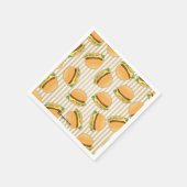 Serviette En Papier BURGER LOVE Papier Napkin (Coin)