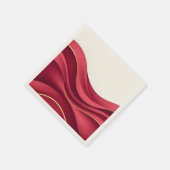 Serviette En Papier Burgundy (Coin)