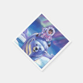 Serviette En Papier Bus à ours polaire (Coin)