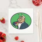 Serviette En Papier Business Bull (En situation)