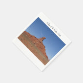 Serviette En Papier Butte dans la Vallée des Dieux, Utah (Coin)