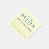 Serviette En Papier Butter Believe It Yellow Grade AA 2026 Graduation (Coin)