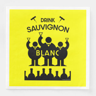 Serviette En Papier Buveur de vin Sauvignon Blanc