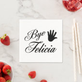 Serviette En Papier Bye Felicia Fancy Waving Main (En situation)