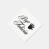 Serviette En Papier Bye Felicia Fancy Waving Main (Coin)