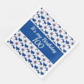 Serviette En Papier C’est mon Anniversaire Personnalisé Anniversaire 1 (Coin)