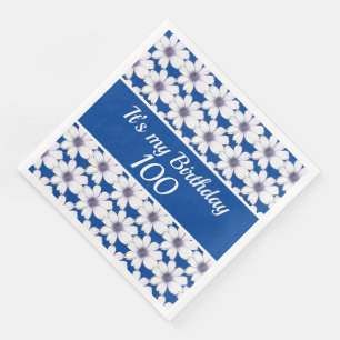 Serviette En Papier C’est mon Anniversaire Personnalisé Anniversaire 1