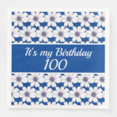 Serviette En Papier C’est mon Anniversaire Personnalisé Anniversaire 1 (Devant)