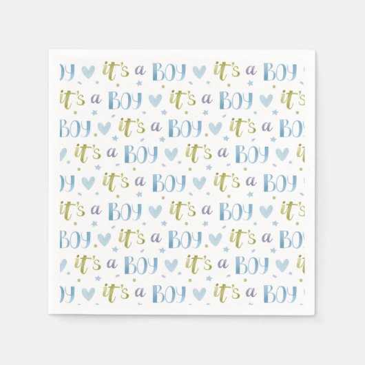 Serviette En Papier C’est un nouveau bébé Papier Napkin (Devant)