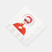 Serviette En Papier Ça commence à goûter comme Noël (Coin)