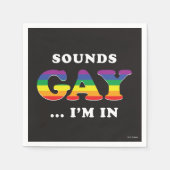 Serviette En Papier Ça Semble Gay... Je suis dans (Devant)