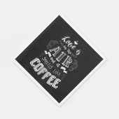 Serviette En Papier Ça sent le café (Coin)