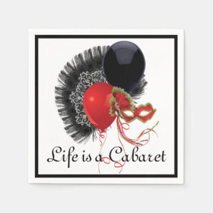 Serviette En Papier Cabaret