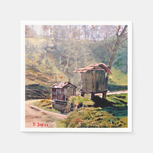 Serviette En Papier Cabazos (Devant)