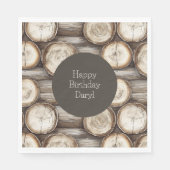 Serviette En Papier Cabine du bois (Devant)