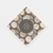 Serviette En Papier Cabine du bois (Coin)