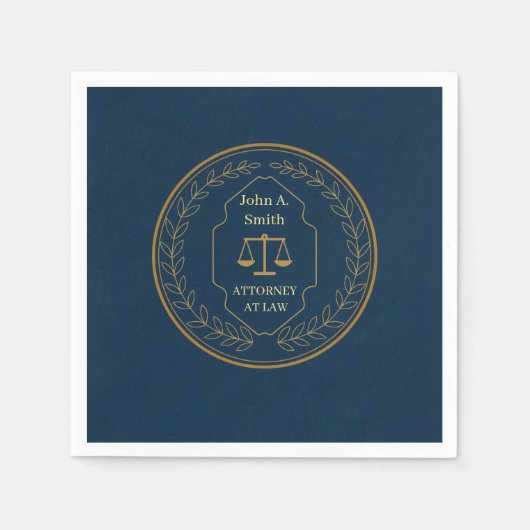 Serviette En Papier Cabinet de droit sur mesure (Devant)