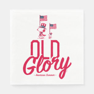 Serviette En Papier cacahuètes   American Summer Old Glory