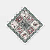 Serviette En Papier cacahuètes | Ancien Motif de traîneau (Coin)