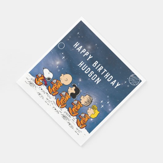 Serviette En Papier cacahuètes | Anniversaire de l'espace (Coin)