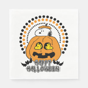 Serviette En Papier cacahuètes   Bonne Halloween