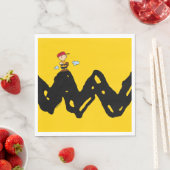 Serviette En Papier cacahuètes | Charlie Baseball Brown (En situation)
